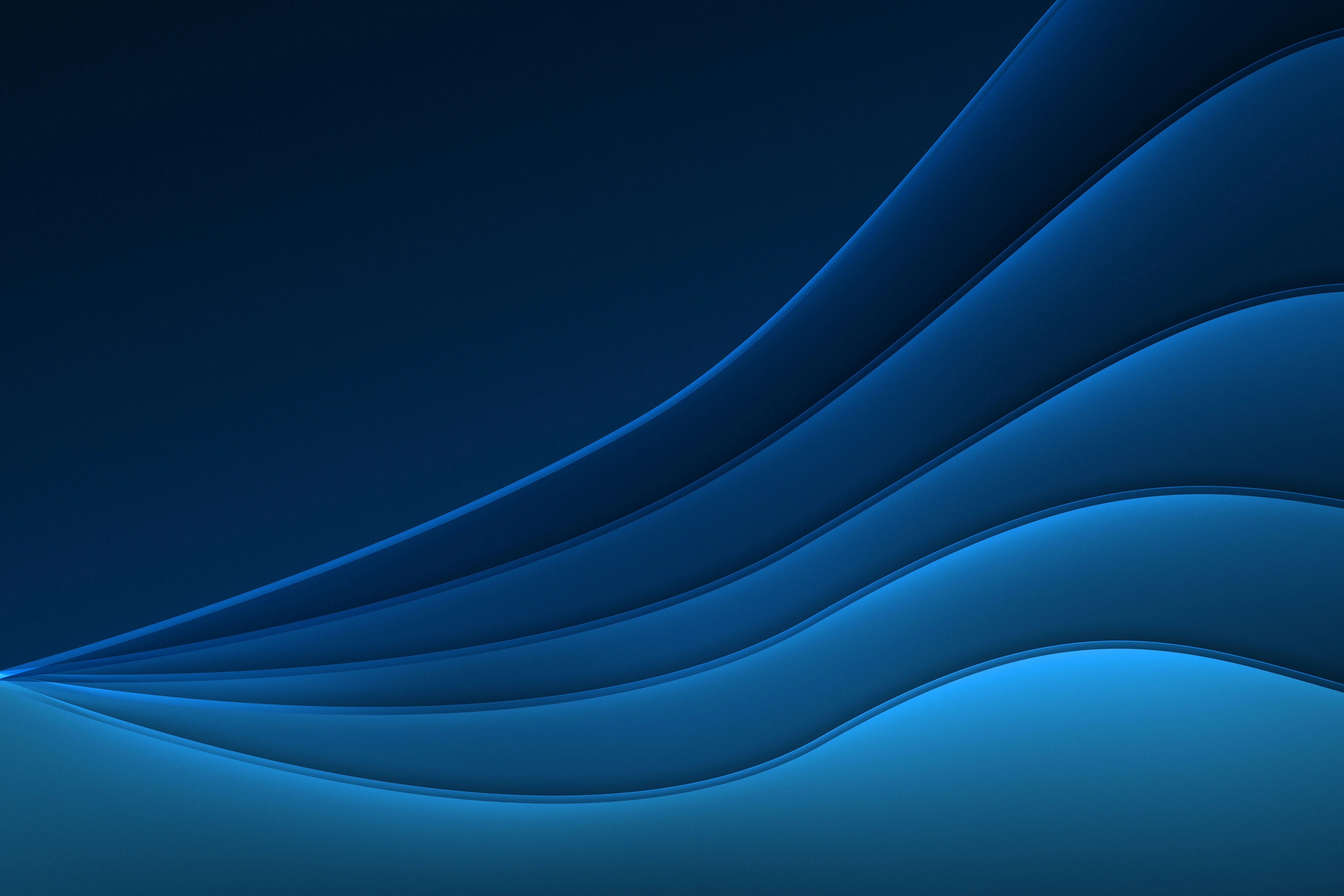 Two abstract light blue hands shaking, symbolizing partnership and collaboration.